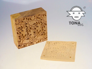 Endlosstempel aus Hartholz